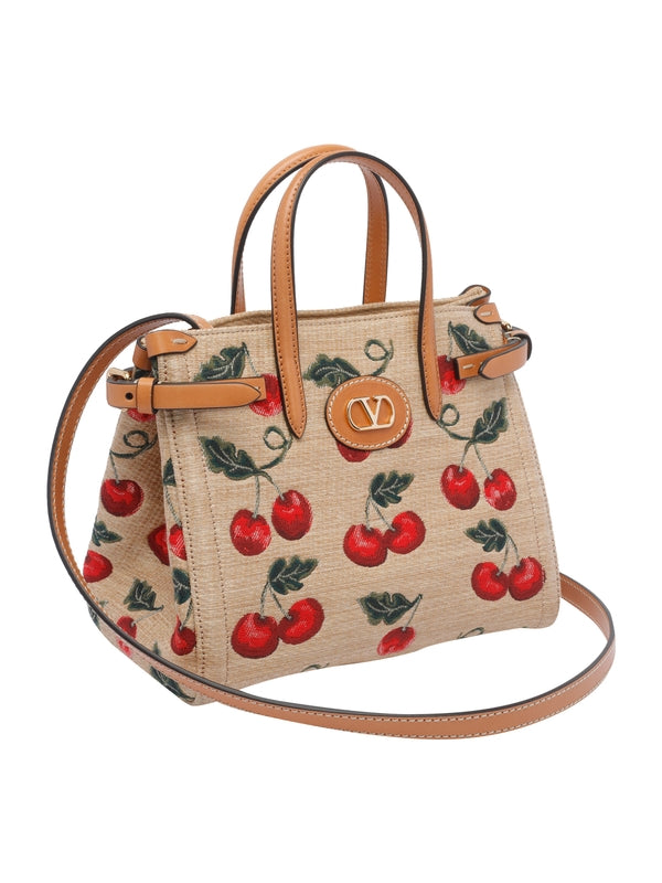 Antibes Embroidery Cotton Shoulder Bag