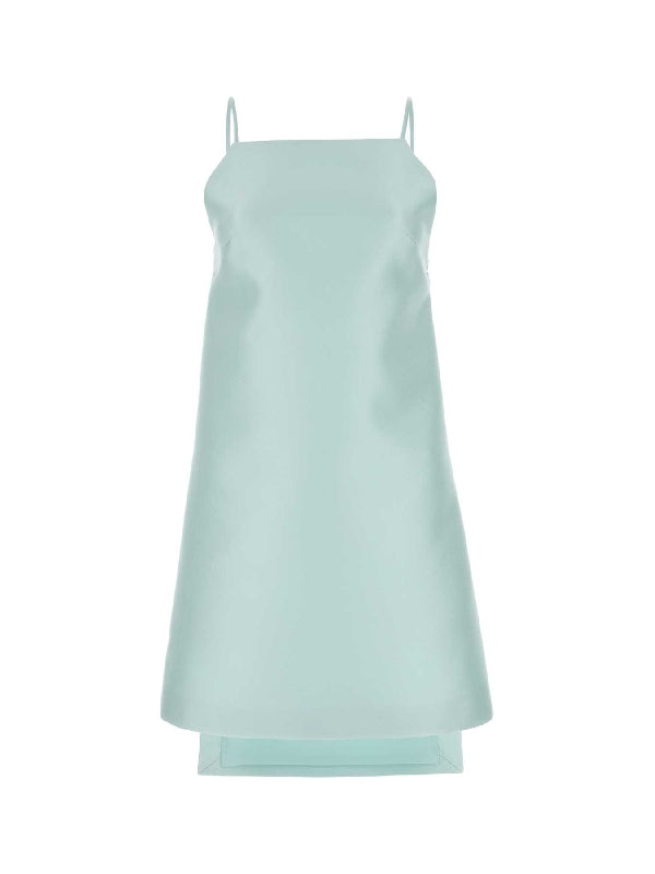 Back Triangle Logo Sleeveless Dress