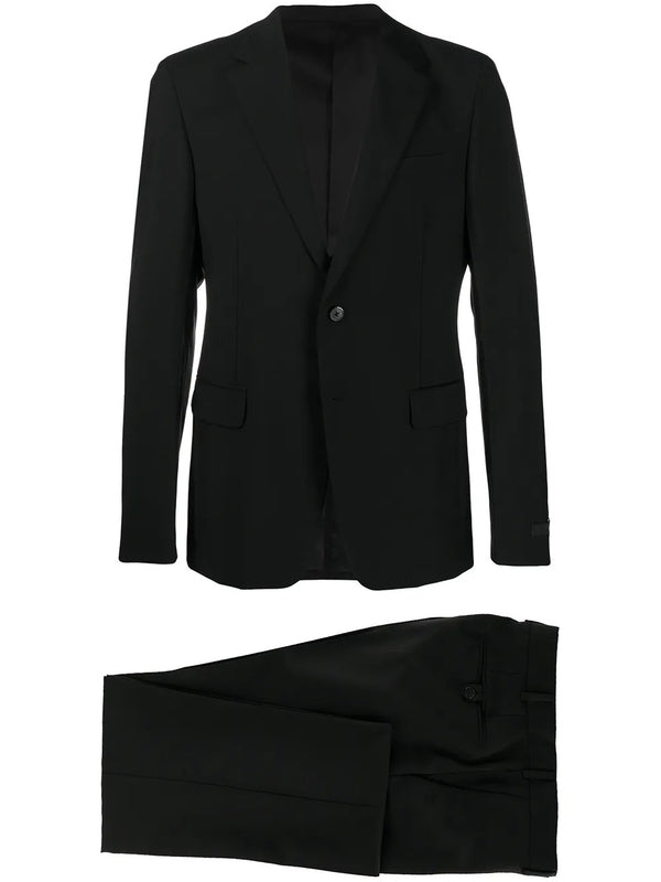 Black Single Wool Suit