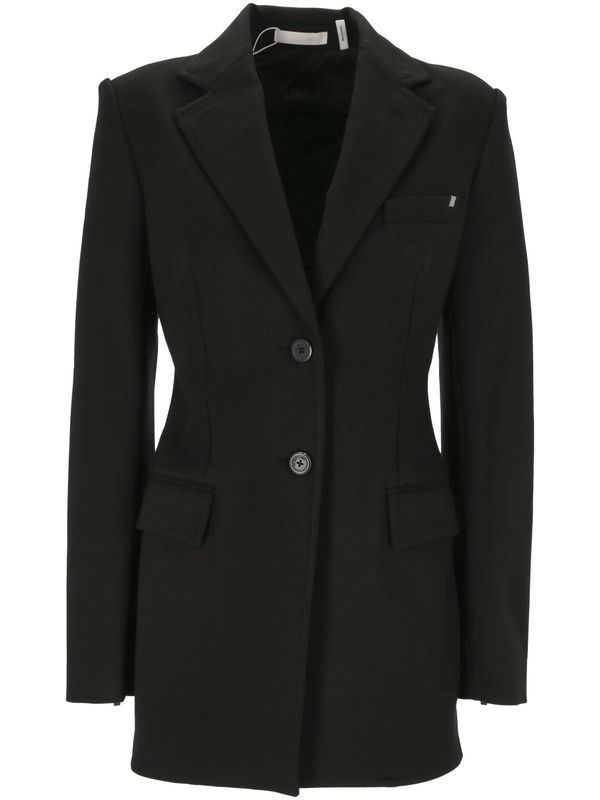 Zip-Up Detail Single Tailored Jacket