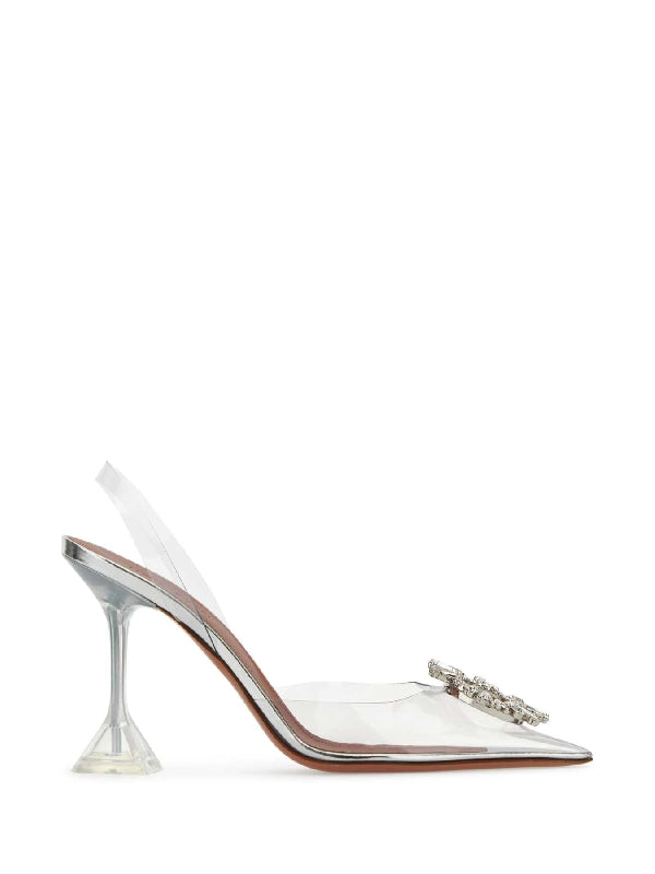 Begum Clear Slingback Heels