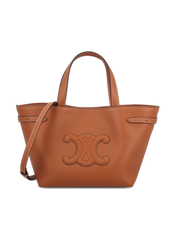 Anais Cuir Triomphe Leather Mini Tote Bag