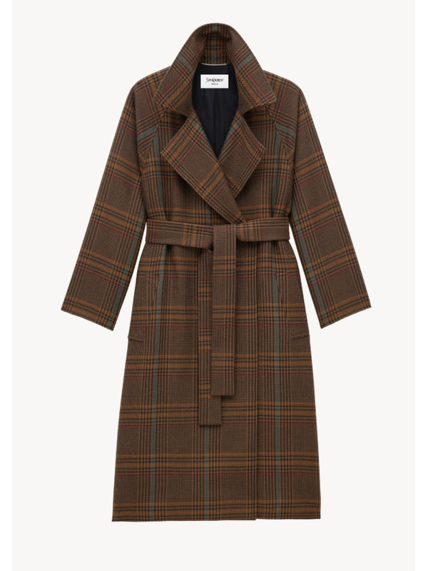 Saint Laurent Brown Coats