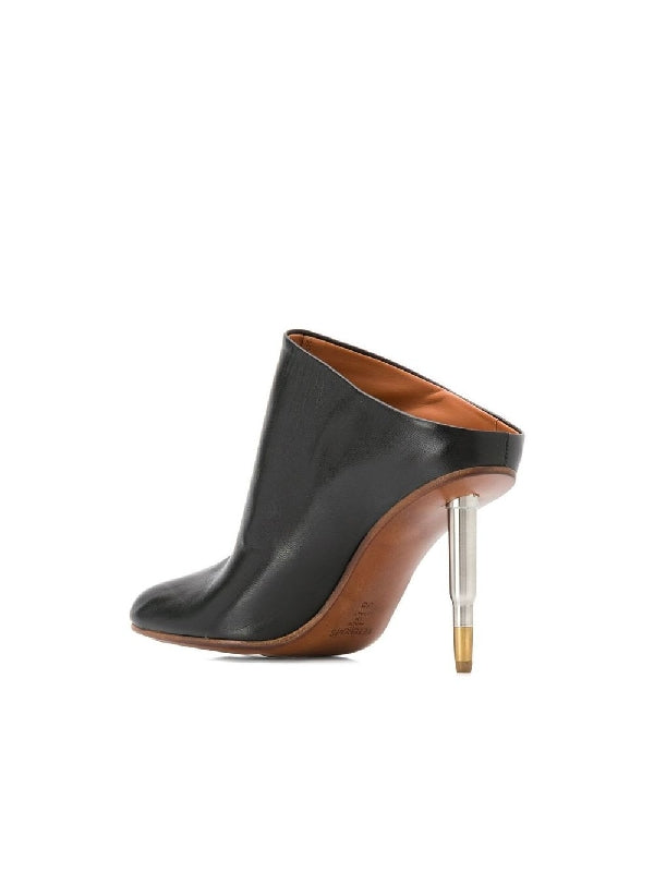 Bullet Heel Leather Sandal
  Heel