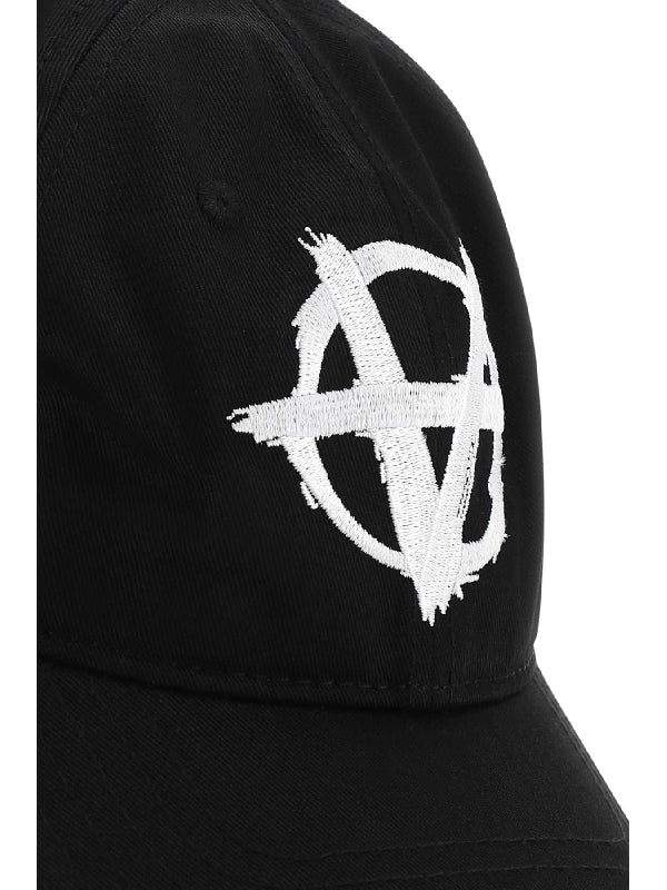 Double Anarchy Cotton Baseball Cap