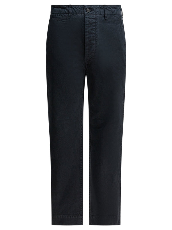 Auralee Black Straight Pants