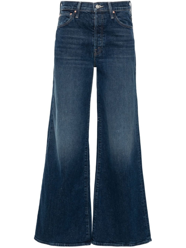 Flare Cotton Denim Pants