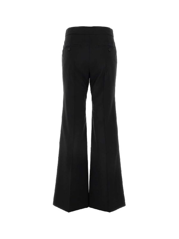 Wool Mohair Flare Pants