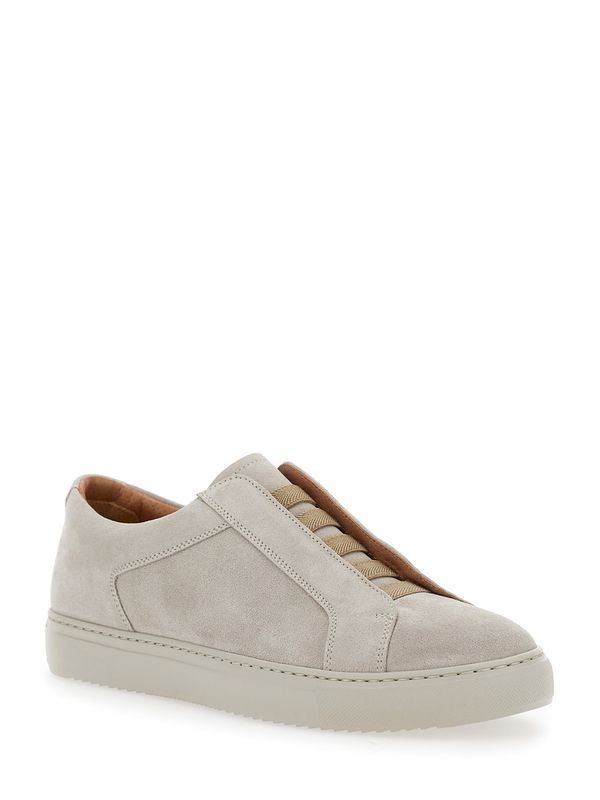 Roger Suede Leather Low-Top Sneakers