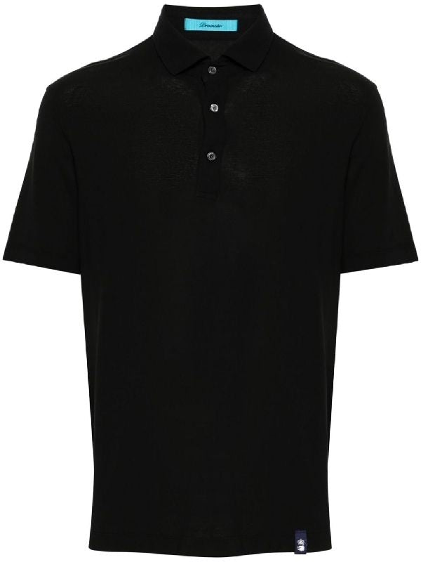 Logo Detail Cotton Polo Shirt