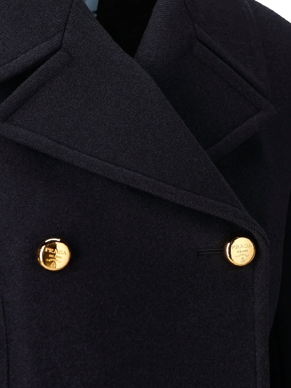 Wool Double-breasted Coat