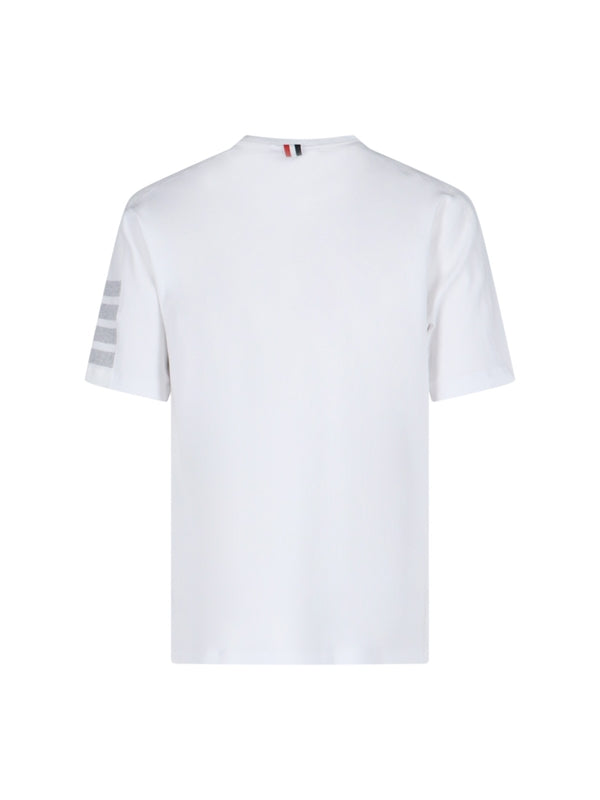 4-Bar Cotton Short-Sleeve T-Shirt