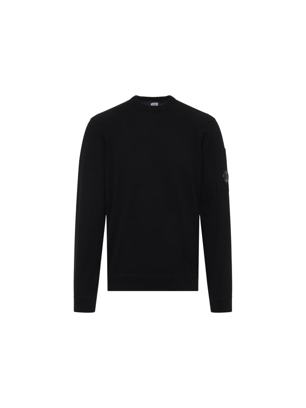 Lens Wappen Crewneck Cotton Knit