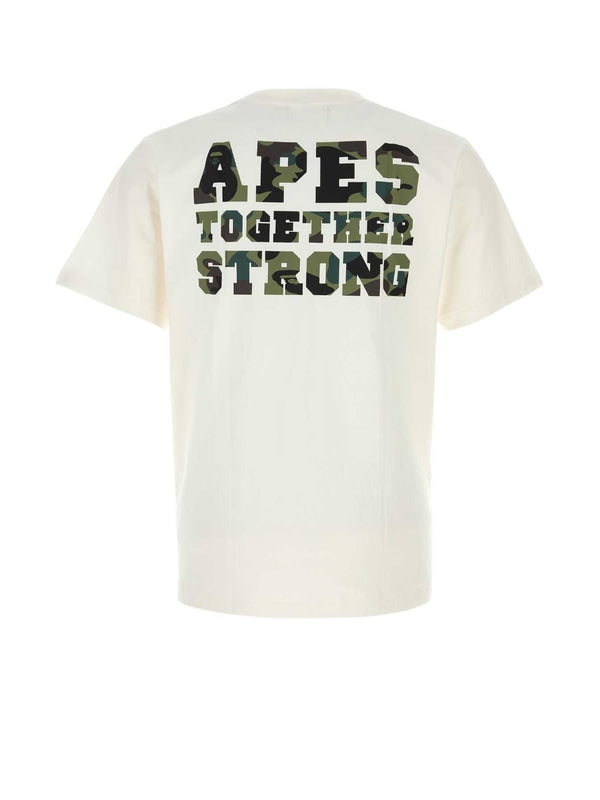 Bape White Half Sleeve