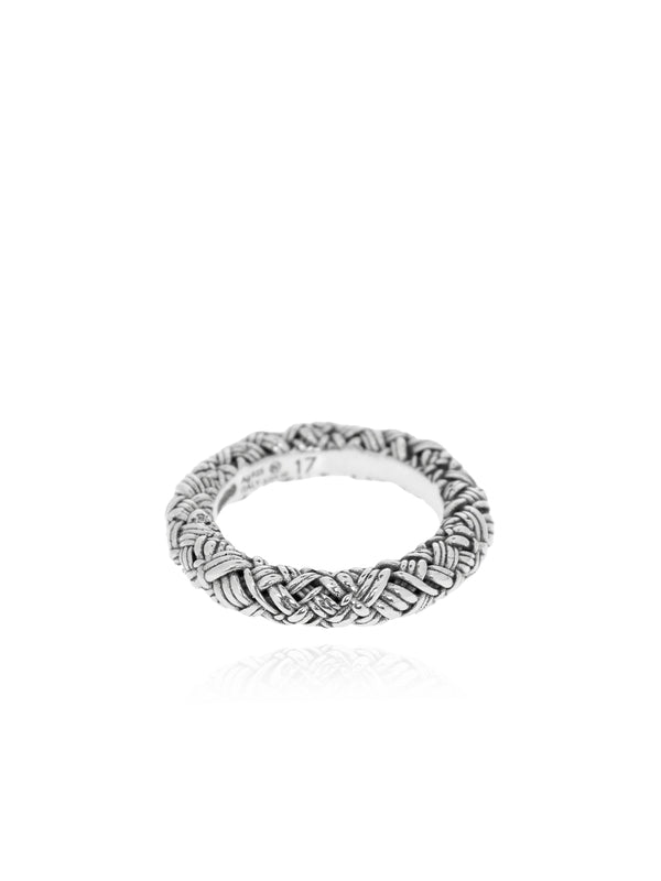 Braided Silver Ring