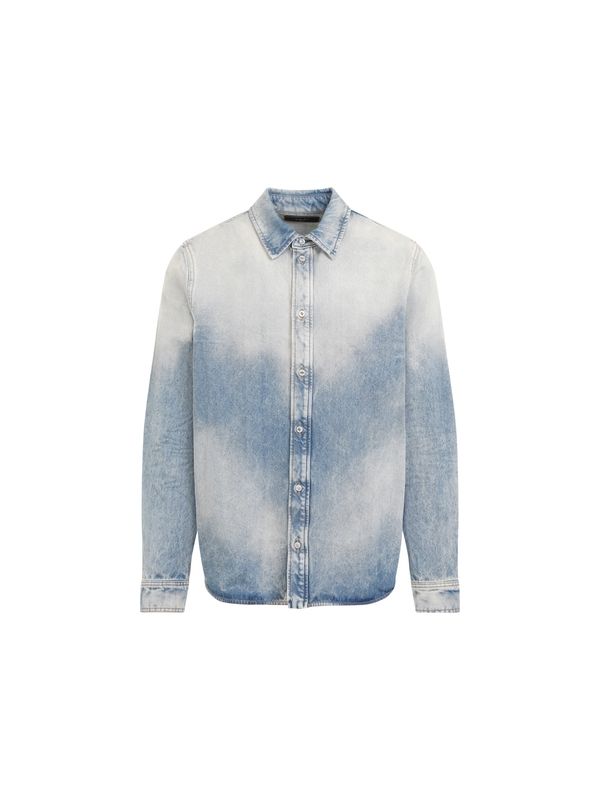 Washed Cotton Denim Shirt