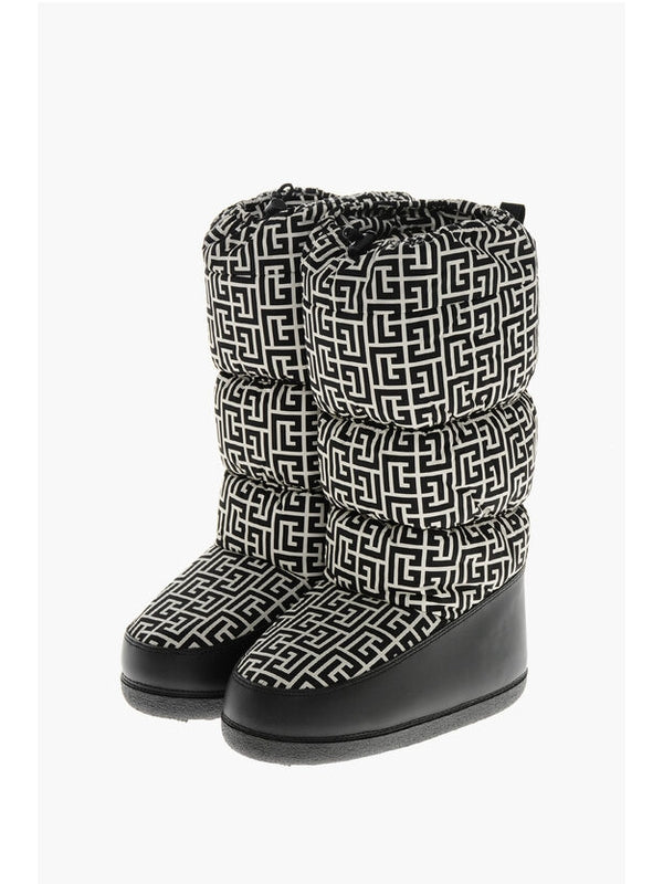 Balmain Black Middle Boots