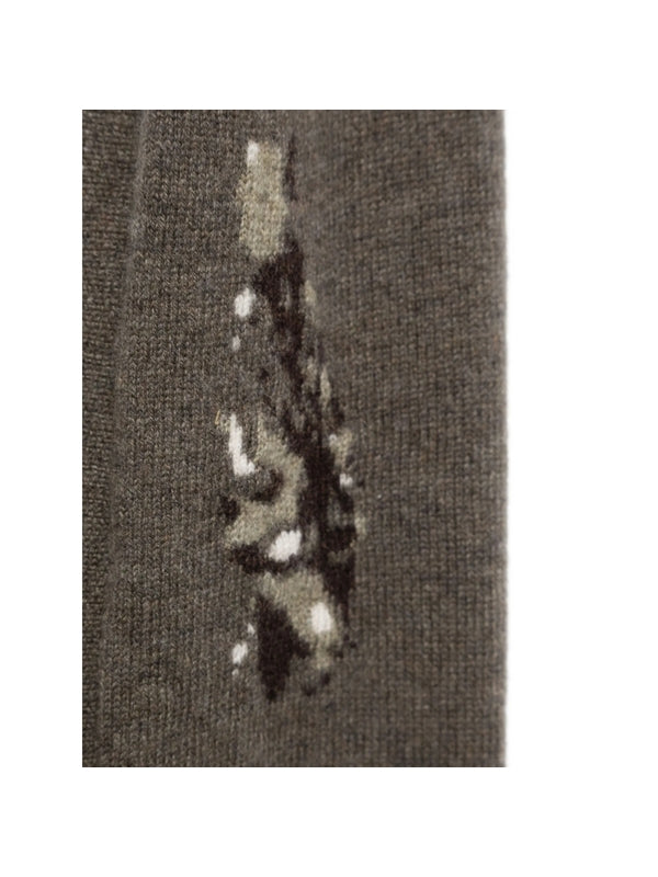 Ziggy Chen Brown Wool Mufflers