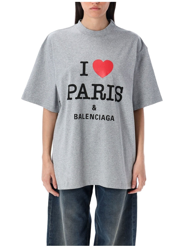 Balenciaga Gray Short Sleeve T-Shirt