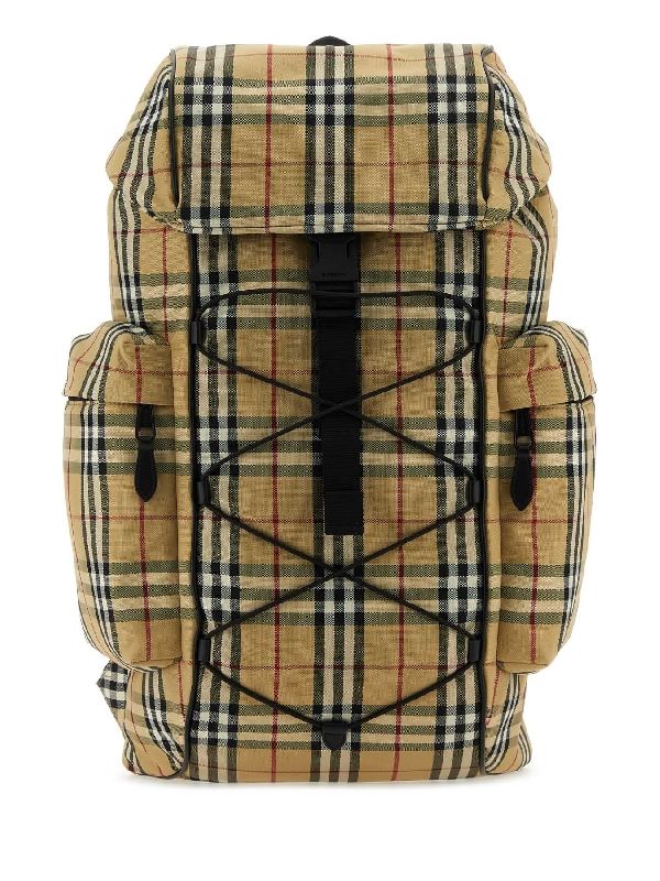 Check Multi Pocket Drawstring Murray
  Backpack