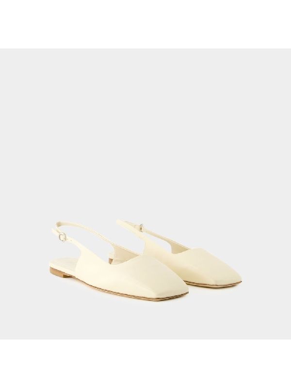 Liya Leather Slingback Flats