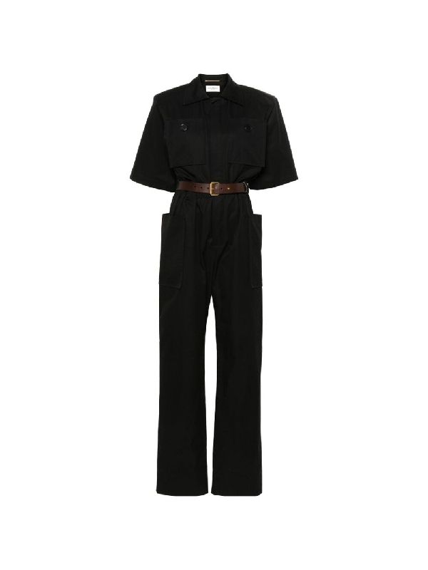 Belt Cotton Jumpsuit