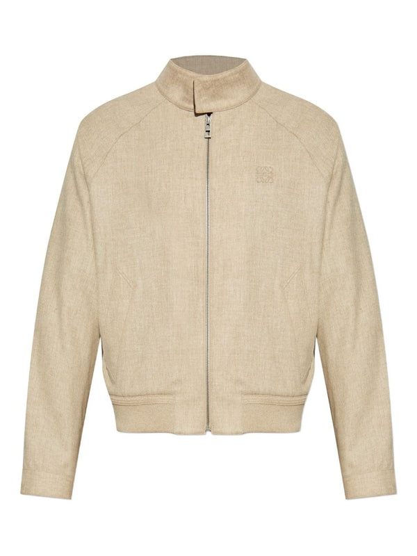 Anagram Wool Cashmere Beige Jacket