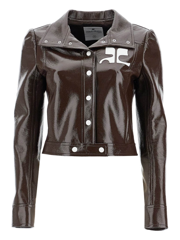 re-edition vinyl effect jacket Jackets