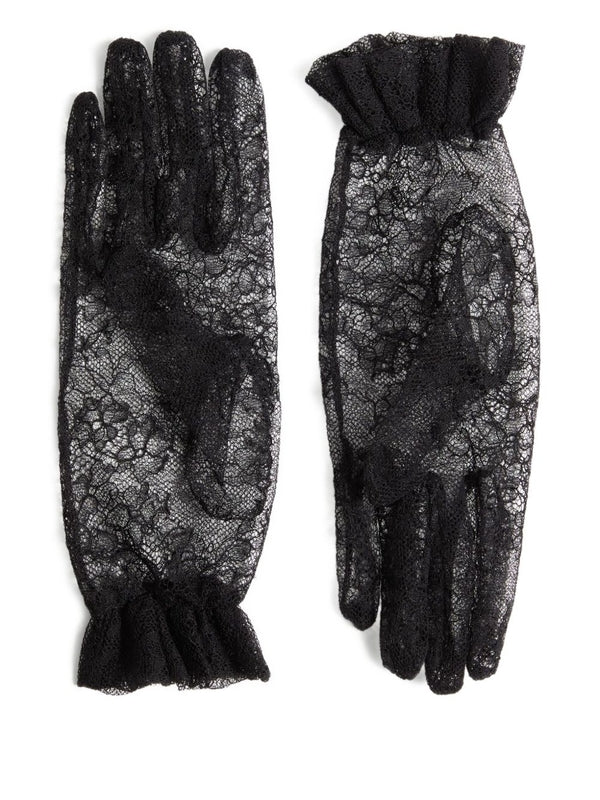 Valentino Black Gloves
