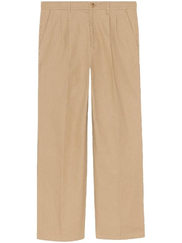 Side Logo Cotton Pants