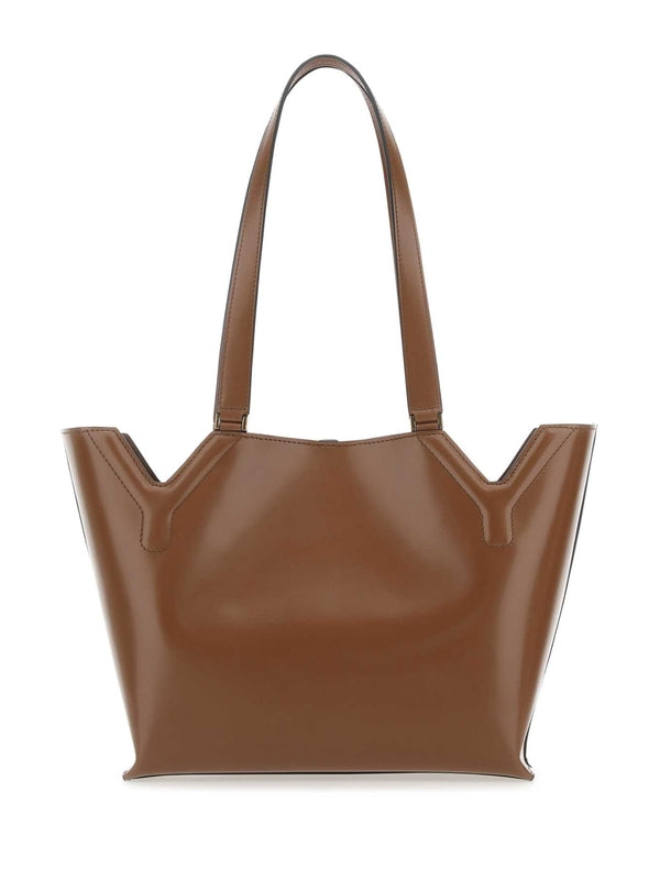 YY West Leather Tote Bag