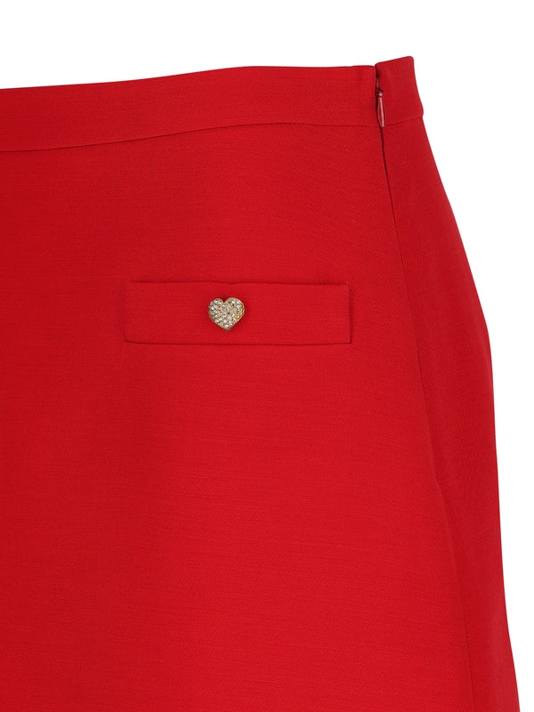 スカート VALENTINO Woman Skirt Red 7B3RACM21CF R9M Valentino Garavani Fully Pleated Midi Skirt | Red | FARFETCH