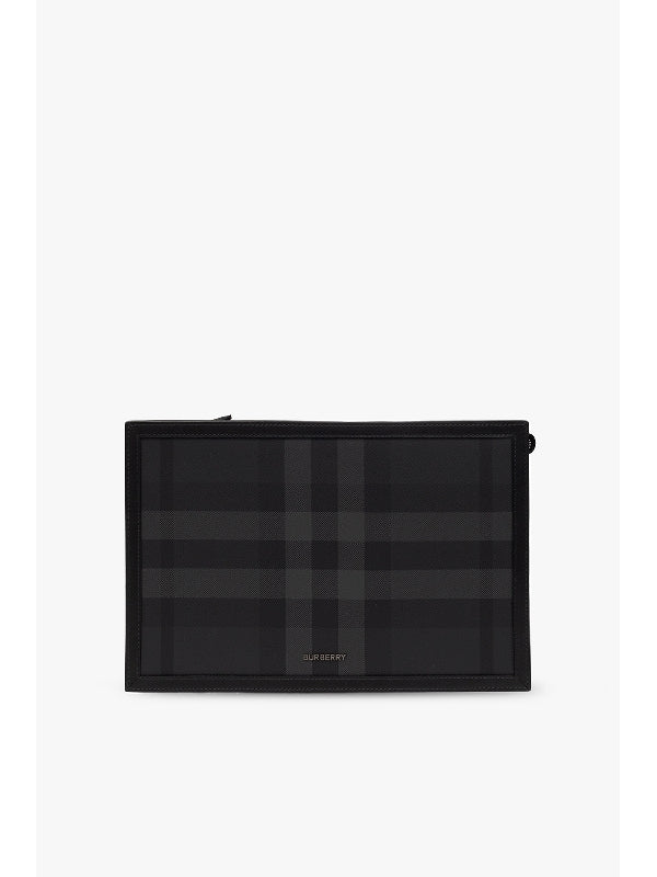 Logo
  Decoration Check Clutch Bag