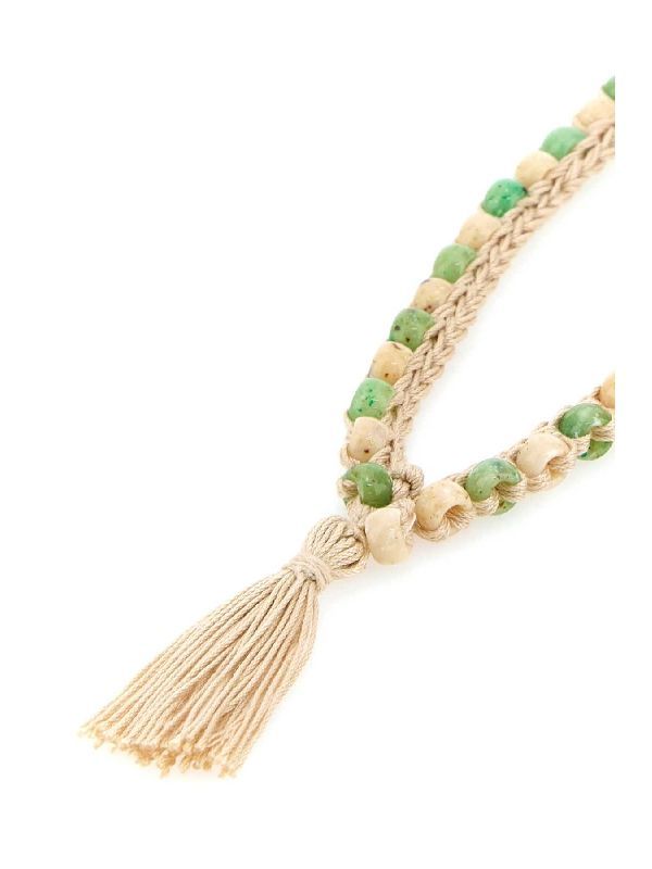 Crochet Tassel Bead Necklace