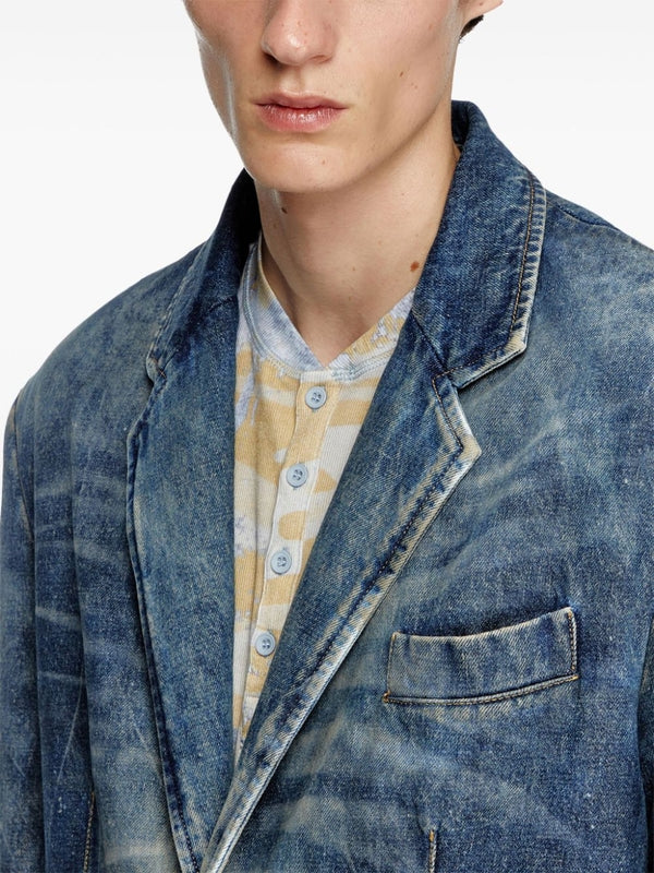 Single Breasted Denim Jacket