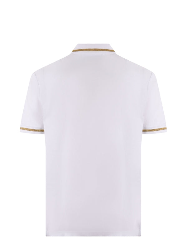 V Emblem Embroidery Polo Shirt