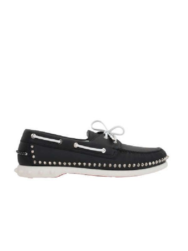 Gerockel Spike Leather Boat Shoes