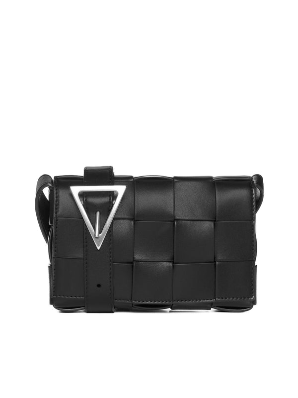 Cassette Intrecciato Leather
  Small Crossbody Bag