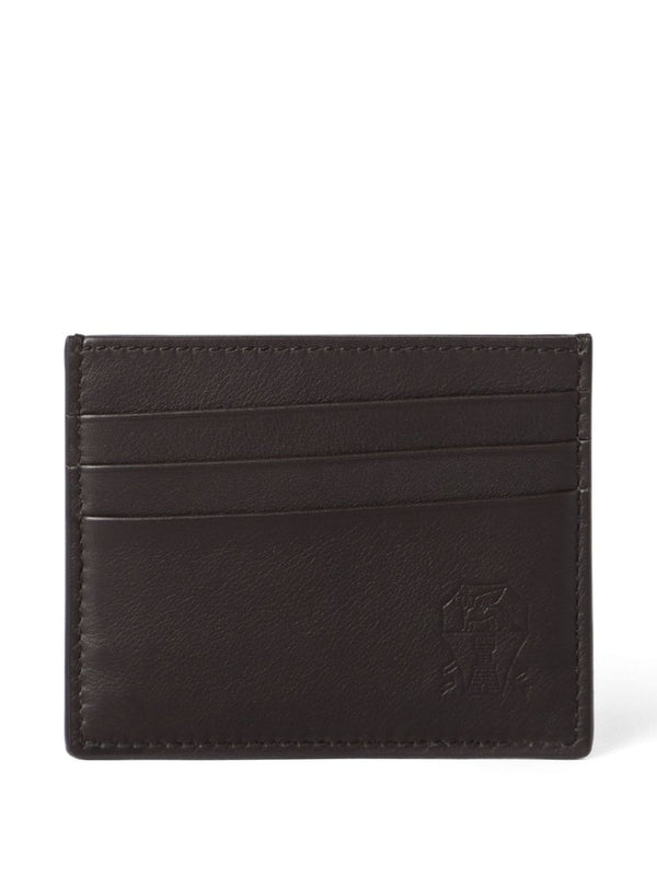 Brunello Cucinelli Brown Card Holders