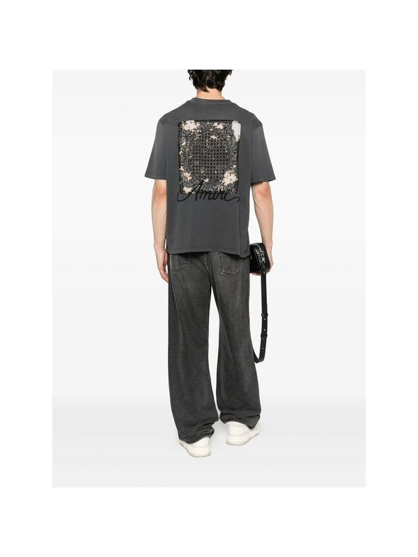 Amiri Black Half Sleeve