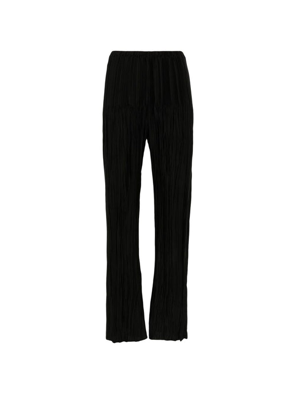 Straight Pleats Detail Pants