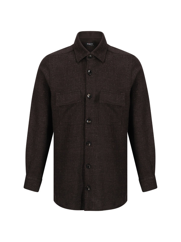 Wool Silk Over Shirt