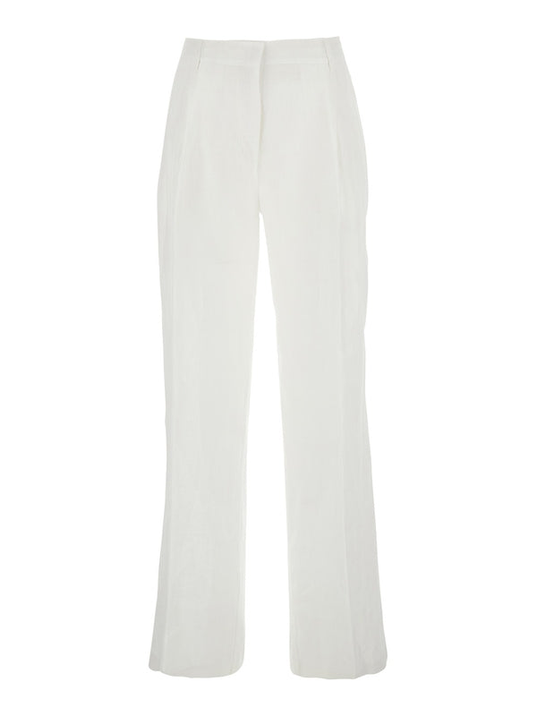 Linen Straight Pants