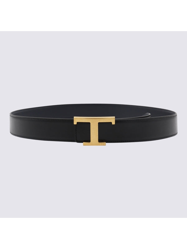 Tod'S Black Leather Belts