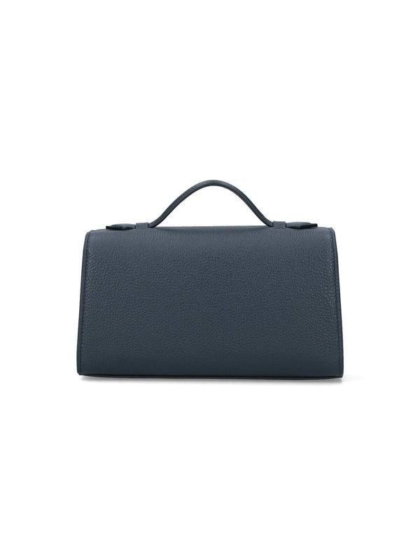 Savette Navy Tote Bags