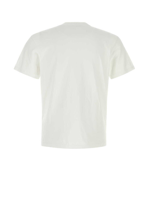 Weave Logo Embroidered Short-Sleeve T-Shirt