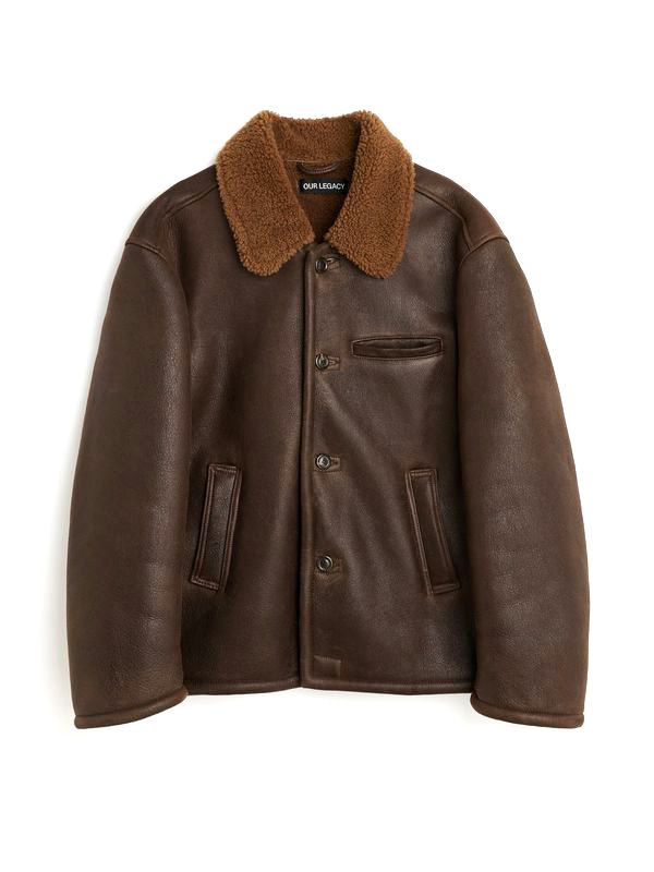 Alaska Shearling Leather Jacket - Jente