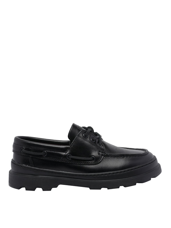 Camper Black Boat Shoes
