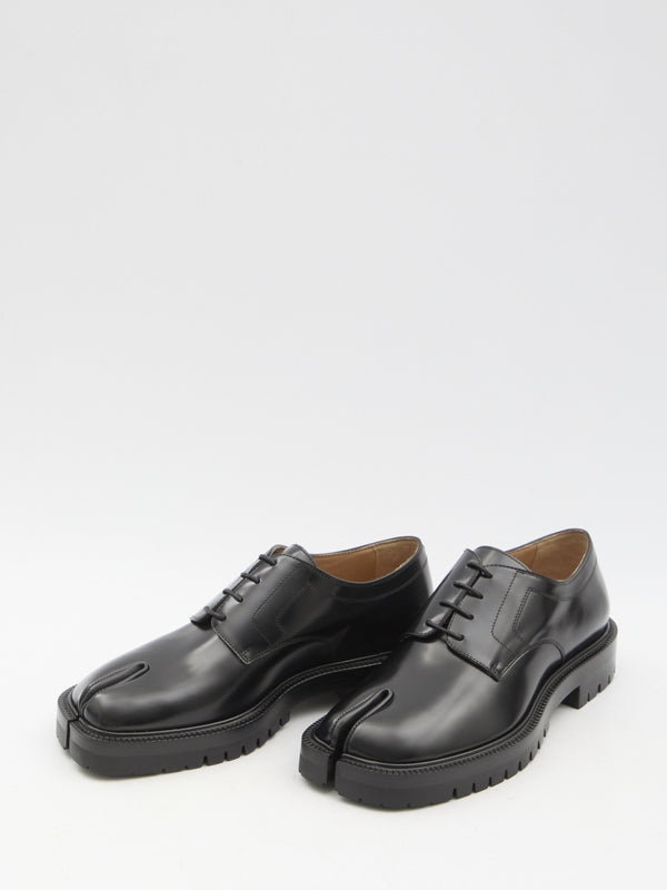 Tabi leather lace-up shoes - jentestore_global