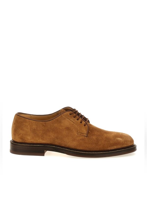 Suede Lace-up
  Derby Shoes